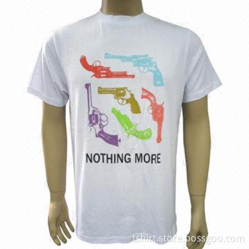 White 100% Cotton T-shirt, Measures XXXL, Customize Sizes and Colors are Accepted